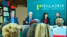 Conferenza stampa a PN su  partnership Banca Popolare FriulAdria Crèdit Agricole e Nefertiti Film
